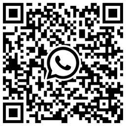 WhatsApp QR code — scan to shop on StrawKart